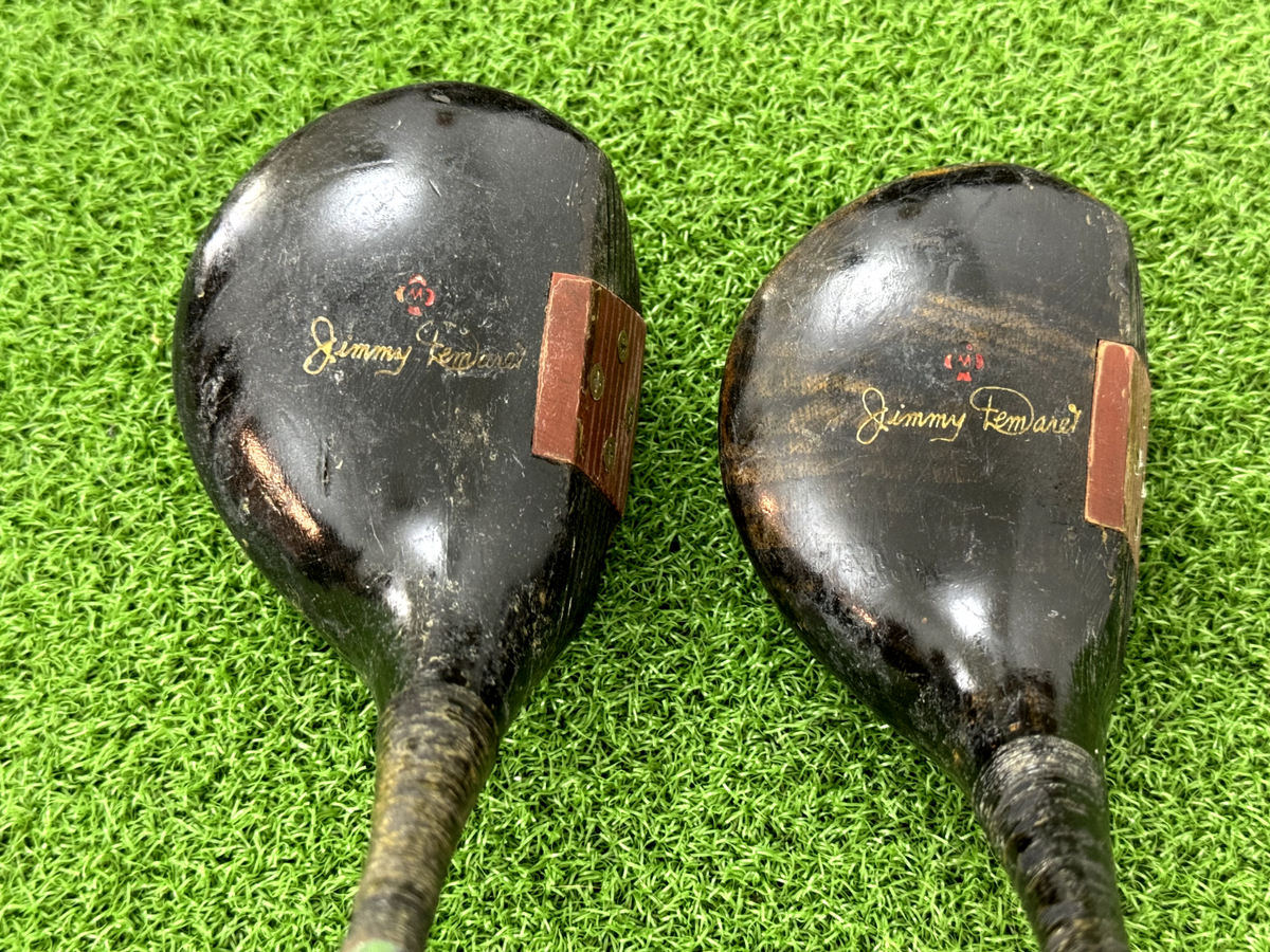 MacGregor Golf Jimmy Demaret Master Persimmon 3 & 4 Wood Set Left