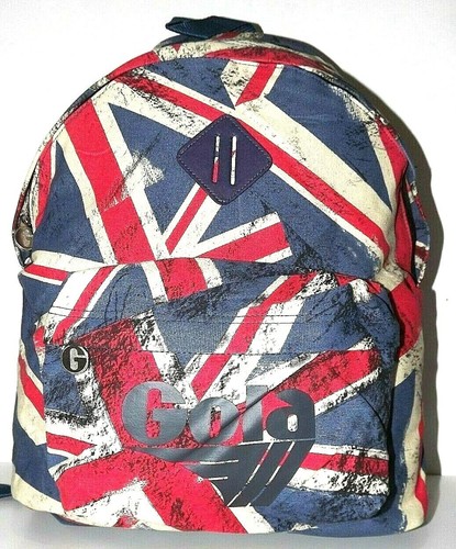 SCONTO 40% GOLA ZAINO CANVAS HARLOW VINTAGE CUB133 UJ BANDIERA INGLESE  BORSA | eBay