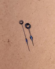 Set Of NOS Elgin 0s-3/0 Pocket Watch Blue Spade Hr/Min Hands 140/80