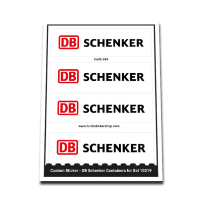 Custom Sticker - Container DB Schenker