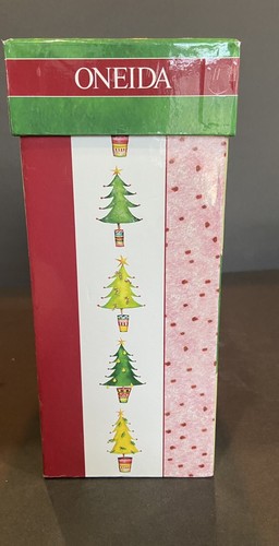 NIB Oneida Set of four Stoneware Mugs "Christmas Jubilee" Coffee Cup holiday - Picture 2 of 3