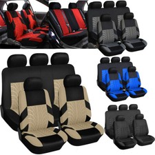 For Toyota Tacoma Car Seat Cover Full Set Polyester 25-sit Front Rear Protector