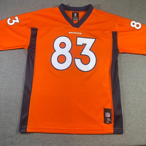 NFL Denver Broncos Wes Welker Football Jersey Youth Size XL Orange #83
