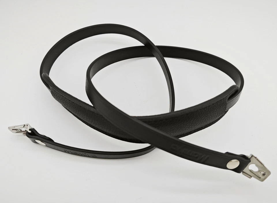 New Leather Shoulder Neck Strap F/ Mamiya 645 M645 1000S C220F C330 C330S Black - Image 4 of 4