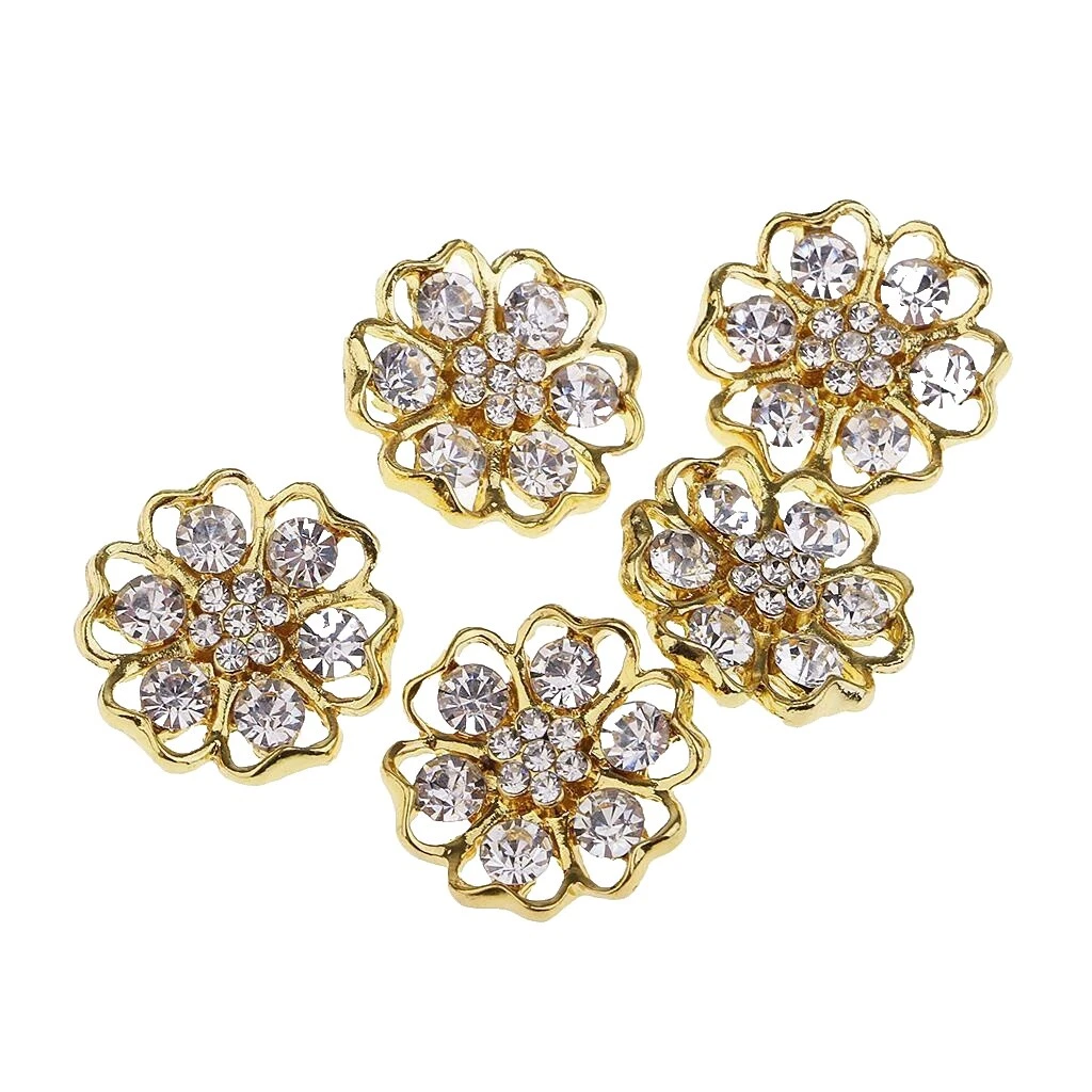 Flor Cristal para Cardmaking y botones Scrapbooking