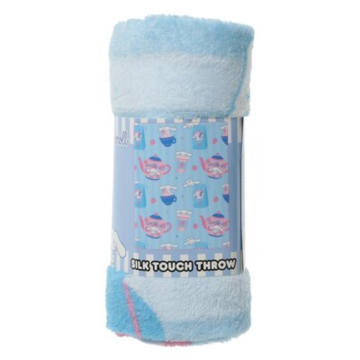 NORTHWEST Hello Kitty CINNAMOROLL Silk Throw Blanket - 40x50 Inch Soft, Cozy & Officially Licensed - View #7