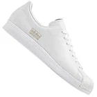 Adidas Originals Superstar 80s Clean Cracked Leather Sneaker Shoes AQ1022 White