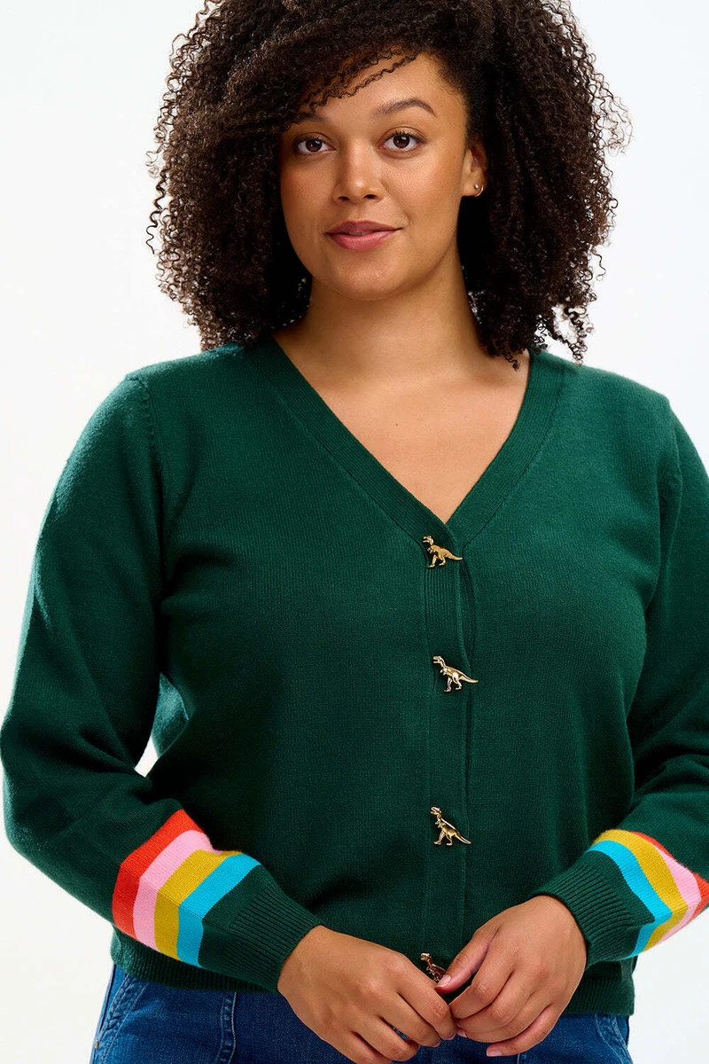 Cardigan dinosaur buttons sale