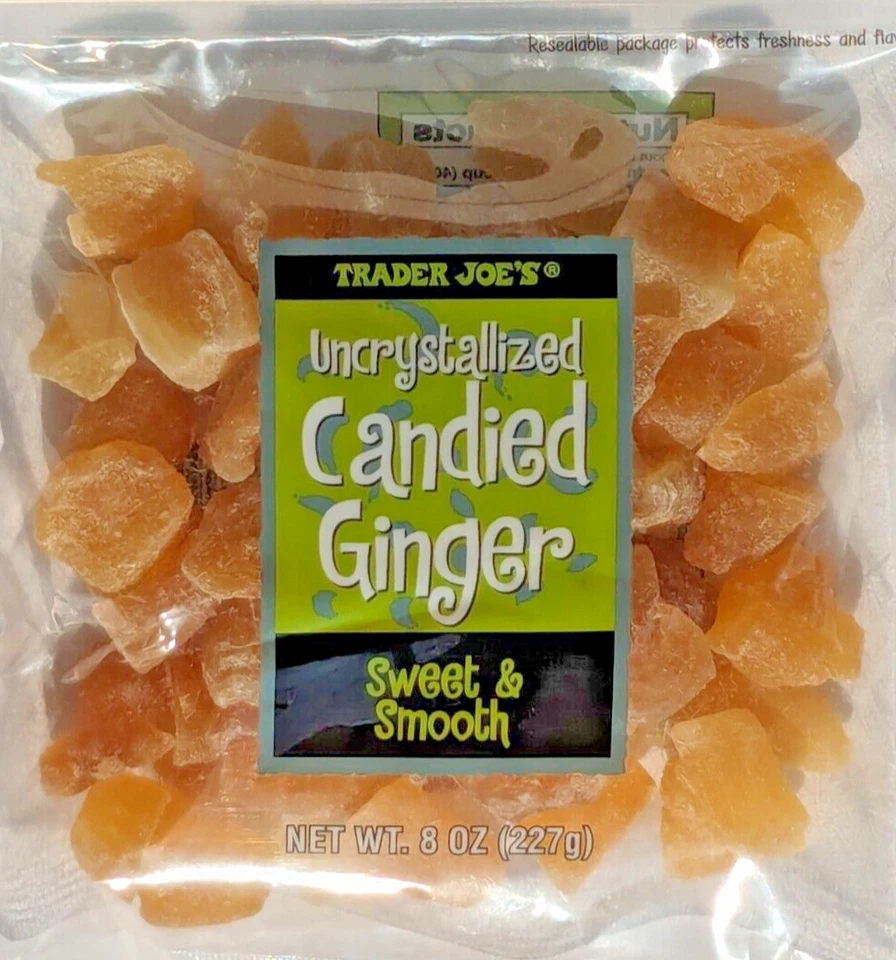 Jengibre confitado sin cristalizar Trader Joe's 8 oz (227 g) Foto 3 de 4