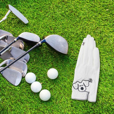 1 Paar Halbfinger Golfhandschuhe weich Damen Handschuh zum Angeln Golf Putting