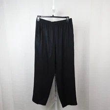 Counterparts Elastic Waist Comfort Pull-On Straight Casual Pants 14, Black #549