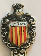 Vintage Souvenir Spoon Collectible Catalunya Spain