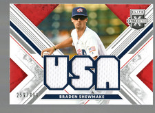 2019 Elite Extra Edition USA Materials Black #12 Braden Shewmake 259/499 