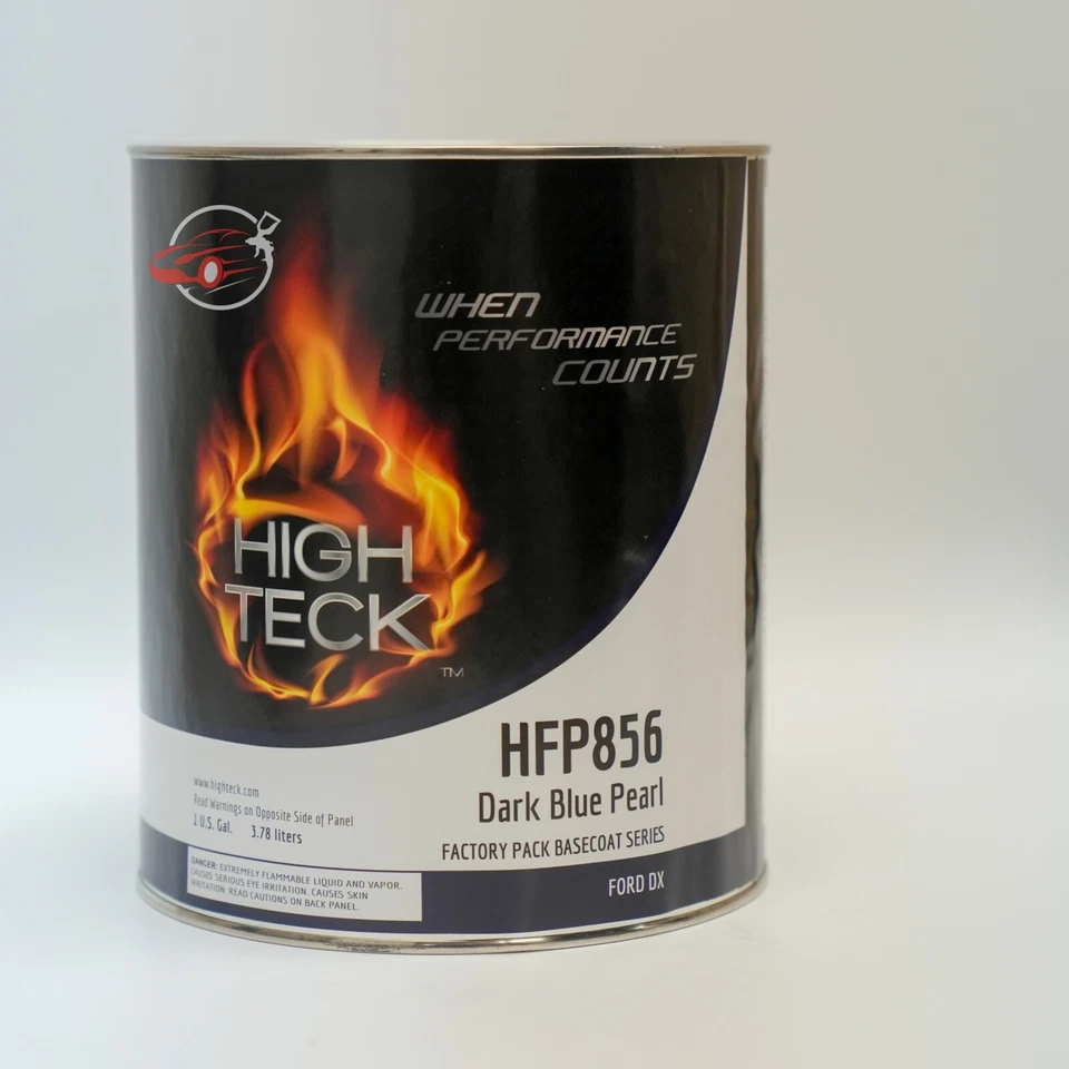 High Teck Dark Blue Pearl Basecoat Paint, Reducer, Clearcoat Gallon Kit FORD DX - Image 3 of 4