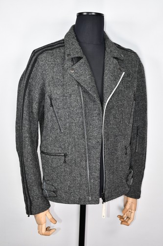 Adidas x KZK Kazuki Kuraishi ObyO Harris Tweed Luker Wool Motorcycle Jacket L - Picture 9 of 11