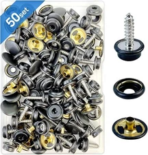 Metal Snaps Fasteners Stainless Steel Snaps Marine Grade With Tool for Boat Tent