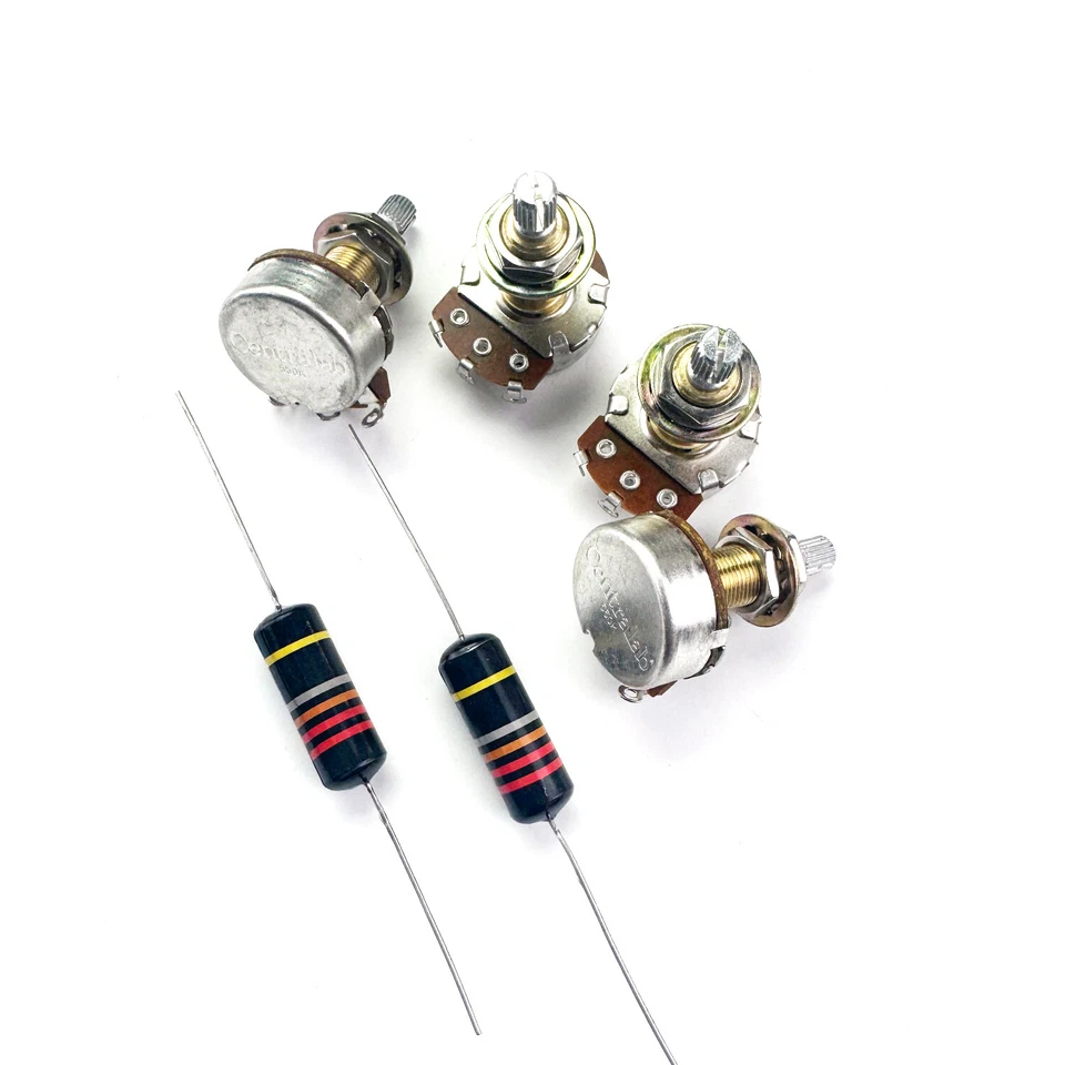 Centralab 550kLong Shaft Pots and Bumblebee .022 Capacitor LP Bundle - Imagem 2 de 2