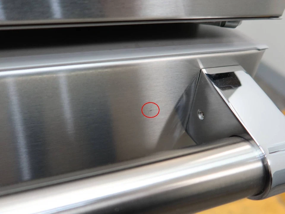 Refrigerador de puerta francesa Viking serie 3 36" 22,1 pies cúbicos profundidad de mostrador RVRF3361SS Foto 4 de 4