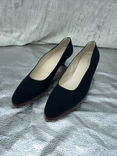 Revolve The Row Lady D Di crepe kitten-heel pumps Kitten Heel Pumps