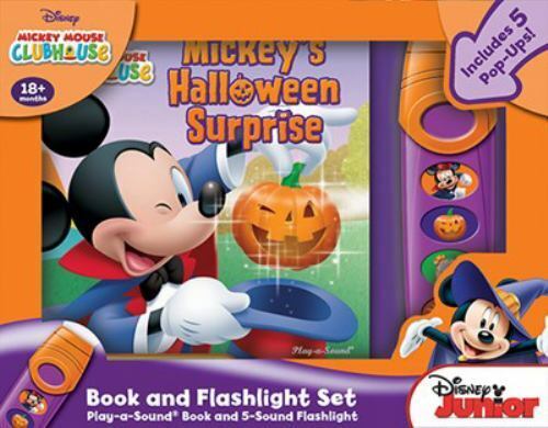 Disney Mickey Mouse Clubhouse - Halloween Surprise Sound Book and Flashlight Se, - Picture 1 of 1