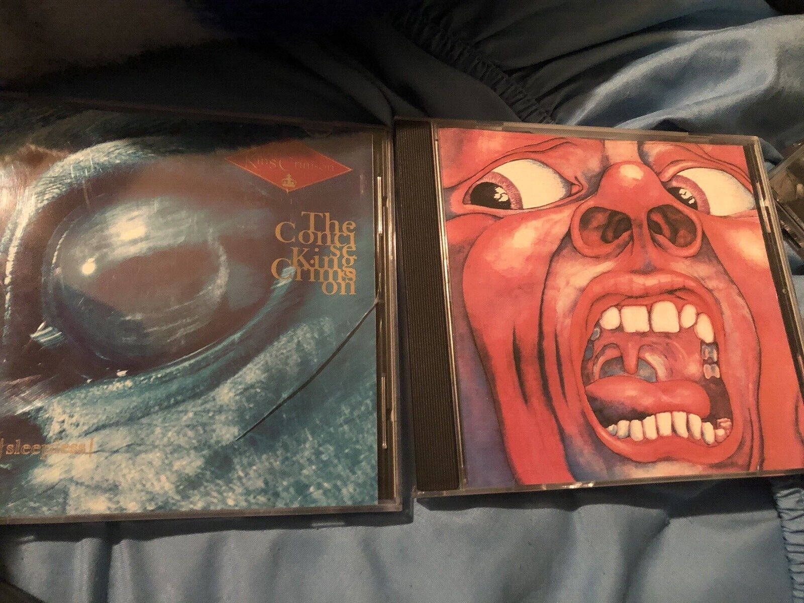 King Crimson Used 2 CD lot: Sleepless: The Concise & In the Court of Crim. King