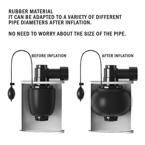 High Pressure Toilet Plunger Drain Electric Air Unclogger Blaster Dredge Remover - Picture 12 of 20