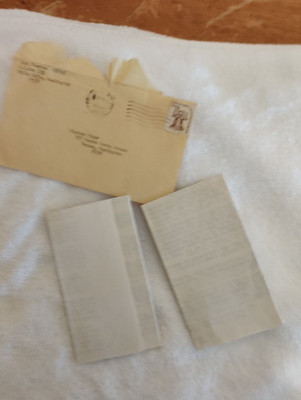 VINTAGE PRISON LETTER WALLA WALLA WASHINGTON 1977