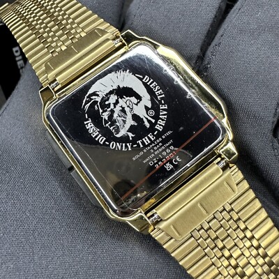 NEW✓ Diesel Chopped Digital Gold-Tone Stainless Steel Watch NEW✓ Diesel Chopped Digital Gold-Tone Stainless Steel Watch