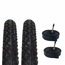 Zol Bundle 2 Pack Z2011 Urban Hybrid Tires and Tube 700x38C, French 48MM Valve