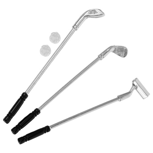 Minigolfschläger Mann Clubs Für Dekorationen Klein Golfsimulator - Bild 4 von 12