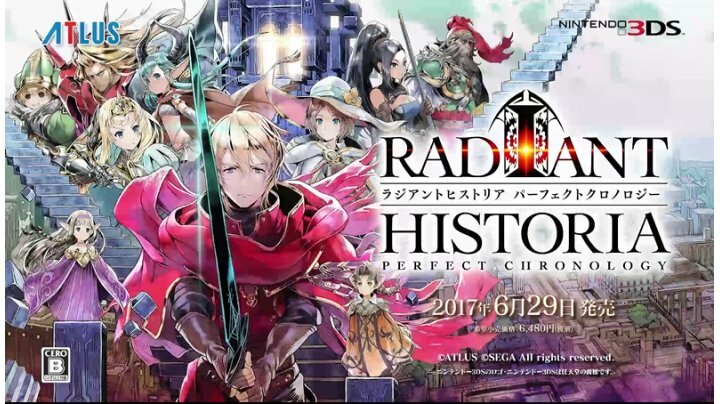 USED Nintendo 3DS Radiant Historia Perfect Chronology 01459