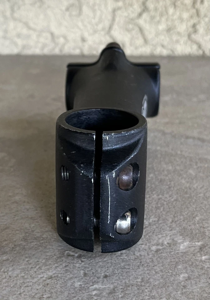 Vintage TITEC Stem 1 1/8” Threadless 25.4mm Clamp Handle Bar Black Aluminum - Image 4 of 4