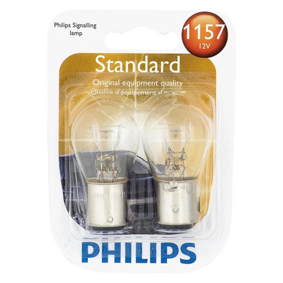 Philips 2X Lámpara de señalización estándar Bombilla de señal de giro para Mustang 64-86 Foto 3 de 4