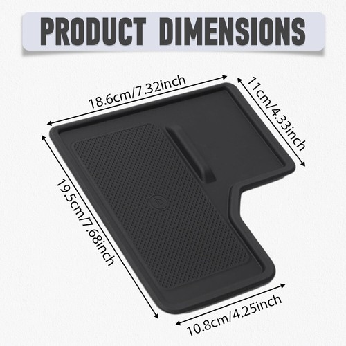 Wireless Charging Pad Right Hand Dirve For Toyota Land Cruiser Prado 250 24-25 - Picture 2 of 7