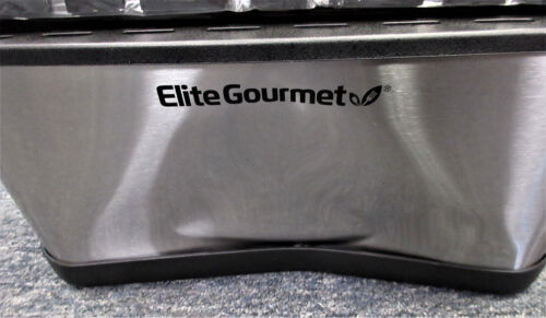 Elite Gourmet EDF-401T 1700 W SS Triple Basket Electric Deep Fryer DENTED OUTER - Picture 3 of 6