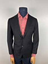 Suitsupply Havana Jetted Blazer Grey Wool Lined Sport Coat Mens Size 36