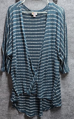 Cardigan/Couvre-chef LuLaRoe Bianka Taille 3 - Rayures Bleues Et Blanches - Occasion Très Bon état