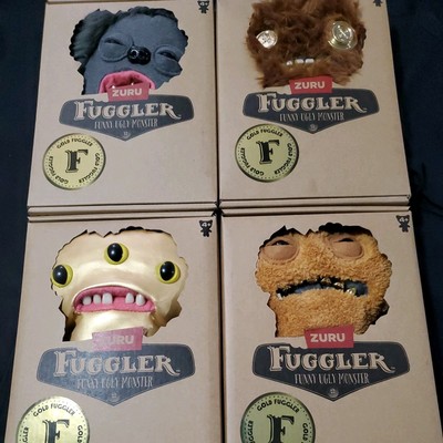 ZURU Fuggler GOLD Edition  Funny Ugly Monster - Set of 4 -  BRAND NEW 