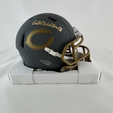 Caleb Williams Signed Autographed Chicago Bears SLATE Mini Helmet Fanatics SF