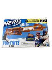 NERF Fortnite 6-SH Dart Blaster Camo Pulse Wrap 6-Dart Drum
