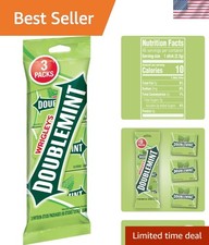 Wrigley s Doublemint Chewing Gum Bulk Pack - 15 Sticks x 3 for Fresh Breath