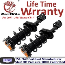2X Left+Right Front Struts Shocks Coil Springs Assembly for 2007-2014 Honda CR-V