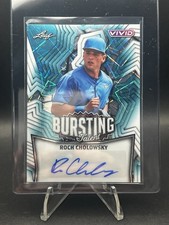 2025 Leaf Vivid -Bursting with Talent Autographs Roch Cholowsky #TA-RC2 Teal /10