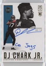 2018 Panini Encased Scripted Signatures Gold 8/10 DJ Chark Jr #SS-DC Auto 1m1a