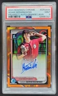 2024 Bowman Chrome Adam Serwinowski Auto Orange Lava Refractor /25 1st PSA 9 BK3