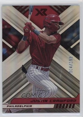 2023 Panini Chronicles Xr Red 4/199 Justin Crawford #3 12ty