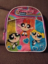 Small Girls Powerpuff Backpack Mint Condition Ships Fast Kids