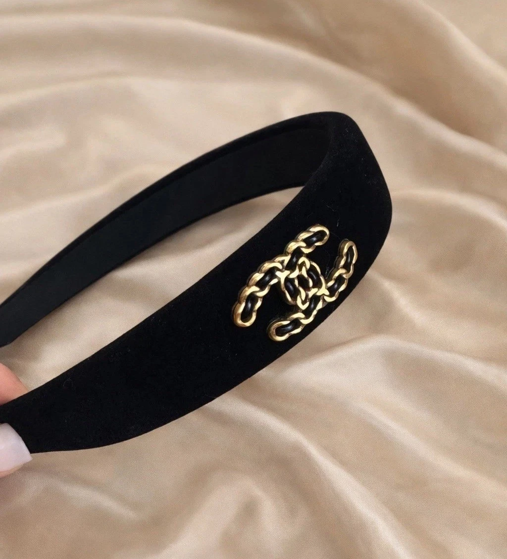 CHANEL Black Headband Hair Accessories for Women for sale | eBay