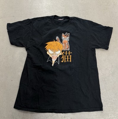 Vintage 00's FRUITS BASKET Kyo Sohma Anime Graphic Tee Shirt Sz L