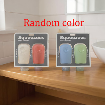1-pack 3oz Silicone Travel Bottles Leak Proof Refillable Squeeze Containers